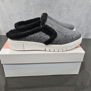 Naturalizer Soul Cozy Grey Slip On Mules Size 8